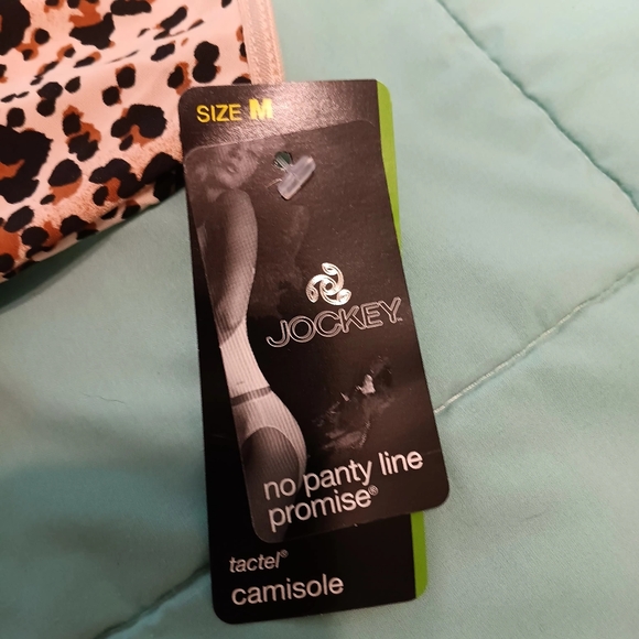 Jockey Sz Medium Leopard Print Buttery Soft Touch Women Camisole - Picture 5 of 10